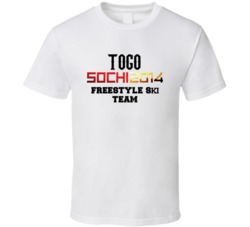 Togo Freestyle Skiing Team 2014 Sochi T Shirt