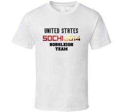 United States Bobsleigh Team 2014 Sochi T Shirt