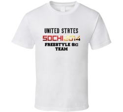 United States Freestyle Skiing Team 2014 Sochi T Shirt