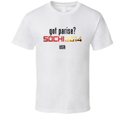 Zach Parise Usa Sochi Hockey T Shirt