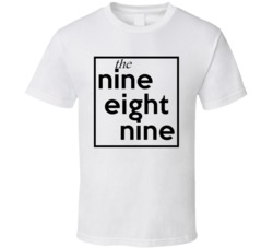 Nine Eight Nine Michigan 989 Fun Cool Area Code City Pride T Shirt