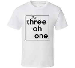 Three Oh One Maryland 301 Fun Cool Area Code City Pride T Shirt