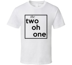 Two Oh One New Jersey 201 Fun Cool Area Code City Pride T Shirt