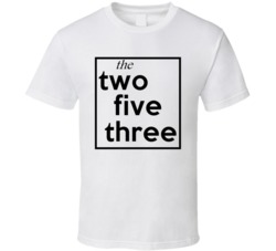 Two Five Three Washington 253 Fun Cool Area Code City Pride T Shirt