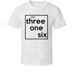 Three One Six Kansas 316 Fun Cool Area Code City Pride T Shirt