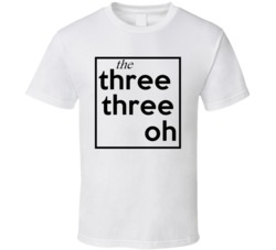Three Three Oh Ohio 330 Fun Cool Area Code City Pride T Shirt