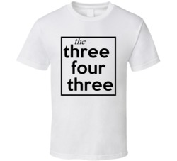 Three Four Three Canada Ontario 343 Fun Cool Area Code City Pride T Sh