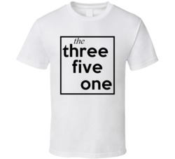 Three Five One Massachusetts 351 Fun Cool Area Code City Pride T Shirt