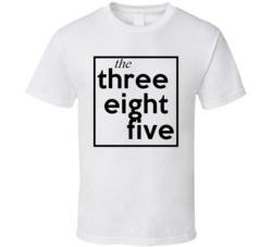 Three Eight Five Utah 385 Fun Cool Area Code City Pride T Shirt