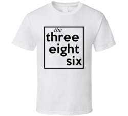 Three Eight Six Florida 386 Fun Cool Area Code City Pride T Shirt