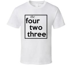 Four Two Three Tennessee 423 Fun Cool Area Code City Pride T Shirt
