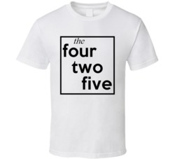 Four Two Five Washington 425 Fun Cool Area Code City Pride T Shirt