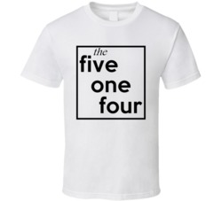 Five One Four Canada Quebec 514 Fun Cool Area Code City Pride T Shirt