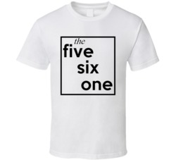 Five Six One Florida 561 Fun Cool Area Code City Pride T Shirt