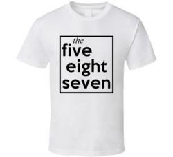 Five Eight Seven Canada Alberta 587 Fun Cool Area Code City Pride T Sh