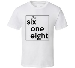 Six One Eight Illinois 618 Fun Cool Area Code City Pride T Shirt