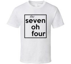Seven Oh Four North Carolina 704 Fun Cool Area Code City Pride T Shirt