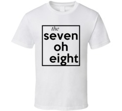 Seven Oh Eight Illinois 708 Fun Cool Area Code City Pride T Shirt