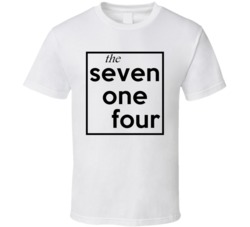 Seven One Four California 714 Fun Cool Area Code City Pride T Shirt