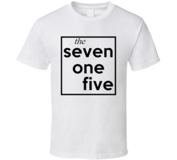 Seven One Five Wisconsin 715 Fun Cool Area Code City Pride T Shirt