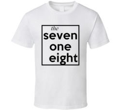 Seven One Eight New York 718 Fun Cool Area Code City Pride T Shirt