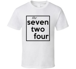 Seven Two Four Pennsylvania 724 Fun Cool Area Code City Pride T Shirt