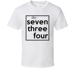 Seven Three Four Michigan 734 Fun Cool Area Code City Pride T Shirt