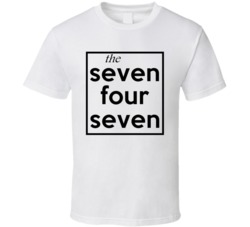 Seven Four Seven California 747 Fun Cool Area Code City Pride T Shirt