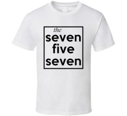 Seven Five Seven Virginia 757 Fun Cool Area Code City Pride T Shirt