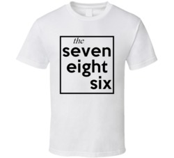 Seven Eight Six Florida 786 Fun Cool Area Code City Pride T Shirt