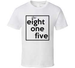 Eight One Five Illinois 815 Fun Cool Area Code City Pride T Shirt