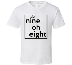 Nine Oh Eight New Jersey 908 Fun Cool Area Code City Pride T Shirt