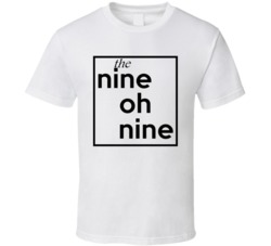 Nine Oh Nine California 909 Fun Cool Area Code City Pride T Shirt