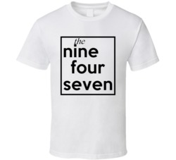 Nine Four Seven Michigan 947 Fun Cool Area Code City Pride T Shirt