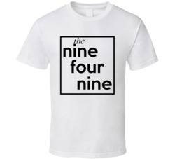 Nine Four Nine California 949 Fun Cool Area Code City Pride T Shirt