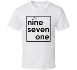 Nine Seven One Oregon 971 Fun Cool Area Code City Pride T Shirt