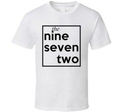Nine Seven Two Texas 972 Fun Cool Area Code City Pride T Shirt