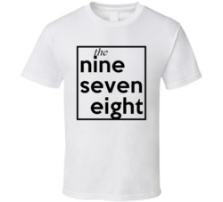 Nine Seven Eight Massachusetts 978 Fun Cool Area Code City Pride T Shi