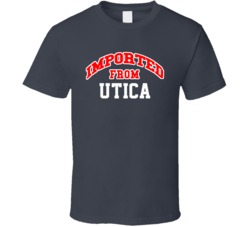 Imported From Utica New York Sports Team Trade T Shirt