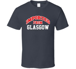 Imported From Glasgow Delaware Sports Team Trade T Shirt