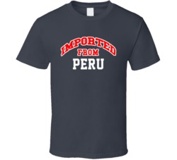 Imported From Peru Illinois Sports Team Trade T Shirt