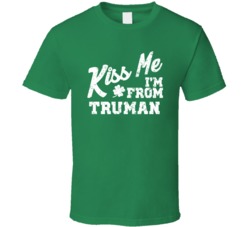 Truman Minnesota Kiss Me I'm From City Irish St Patricks Day Pub Crawl