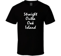 Straight Outta 56741 Oak Island Mn NWA Zip Code Hip Hop Parody T Shirt
