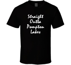 Straight Outta 7442 Pompton Lakes Nj NWA Zip Code Hip Hop Parody T Shi