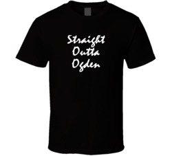 Straight Outta 50212 Ogden Ia NWA Zip Code Hip Hop Parody T Shirt