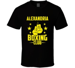 Alexandria Alabama Boxing Club Cool Sports Fitness T Shirt