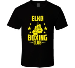 Elko Nevada Boxing Club Cool Sports Fitness T Shirt