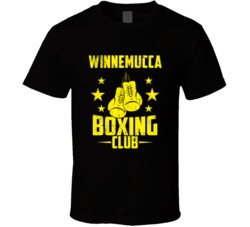 Winnemucca Nevada Boxing Club Cool Sports Fitness T Shirt