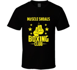 Muscle Shoals Alabama Boxing Club Cool Sports Fitness T Shirt