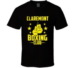 Claremont New Hampshire Boxing Club Cool Sports Fitness T Shirt